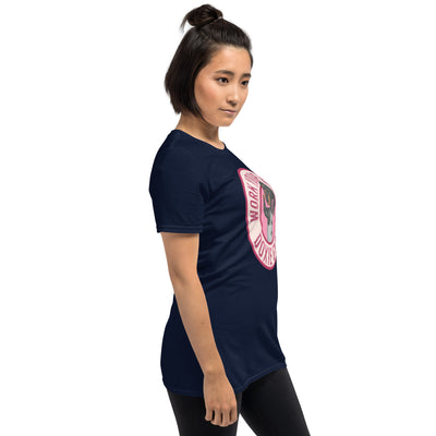 Funny Cute Dachshund Gym Pink Unisex T-Shirt