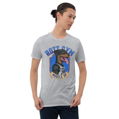 Funny Cute Rottweiler Rott Gym Unisex T-Shirt