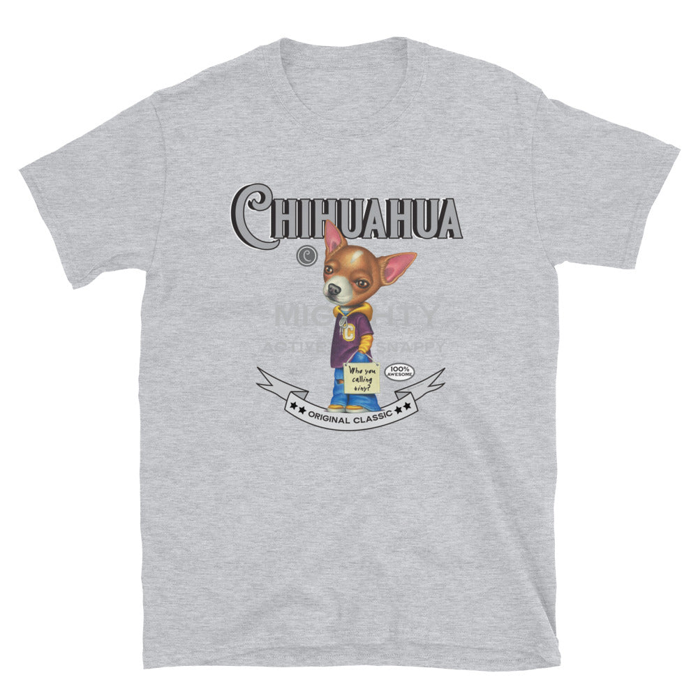 Funny chihuahua with attitude on a Vintage Chihuahua Unisex T-Shirt