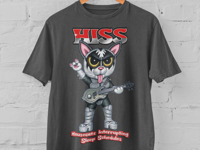 Hiss Housecats Interrupting Sleep Schedules T-shirt
