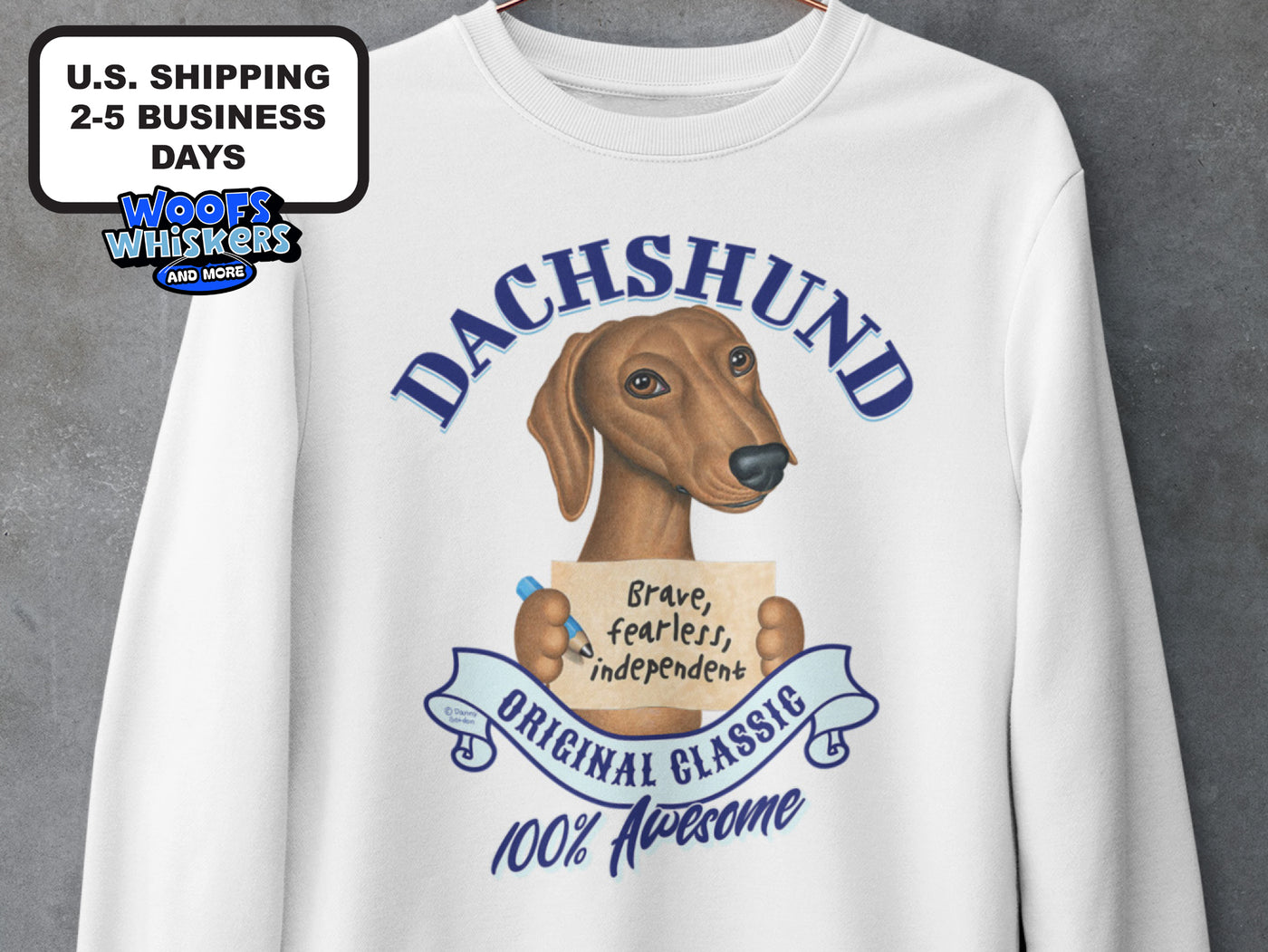 Dachshund Original Classic 100 Percent Awesome Shirt