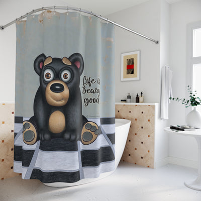 Cute Adorable Black Bear Reminding Us That Life Is Beary Good