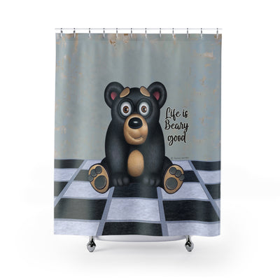 Cute Adorable Black Bear Reminding Us That Life Is Beary Good