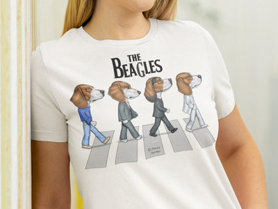 The Beagles Walking Graphic T-Shirt Product