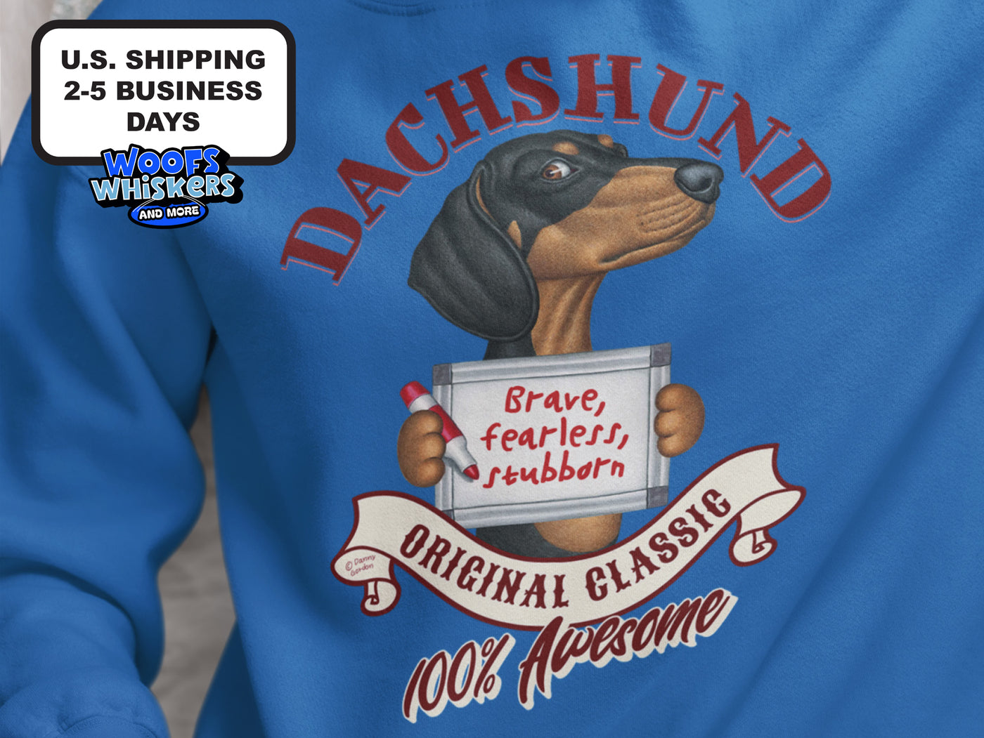Dachshund Original Classic 100 Percent Awesome Product