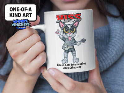 House-Cats Interrupting Sleep Schedules Mug
