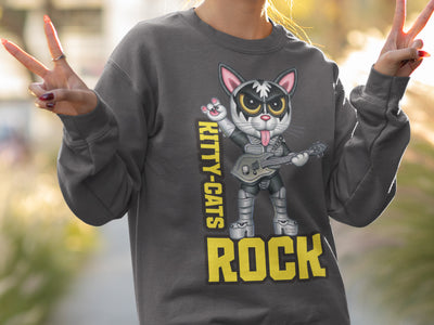 Kitty-Cats Rock Graphic Sweatshirt Product