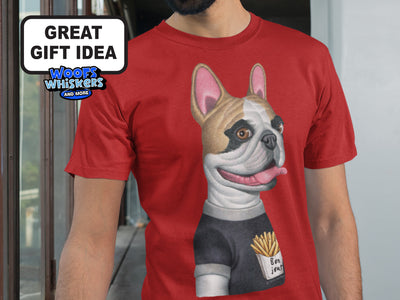 French Bulldog with French Fries T-Shirt