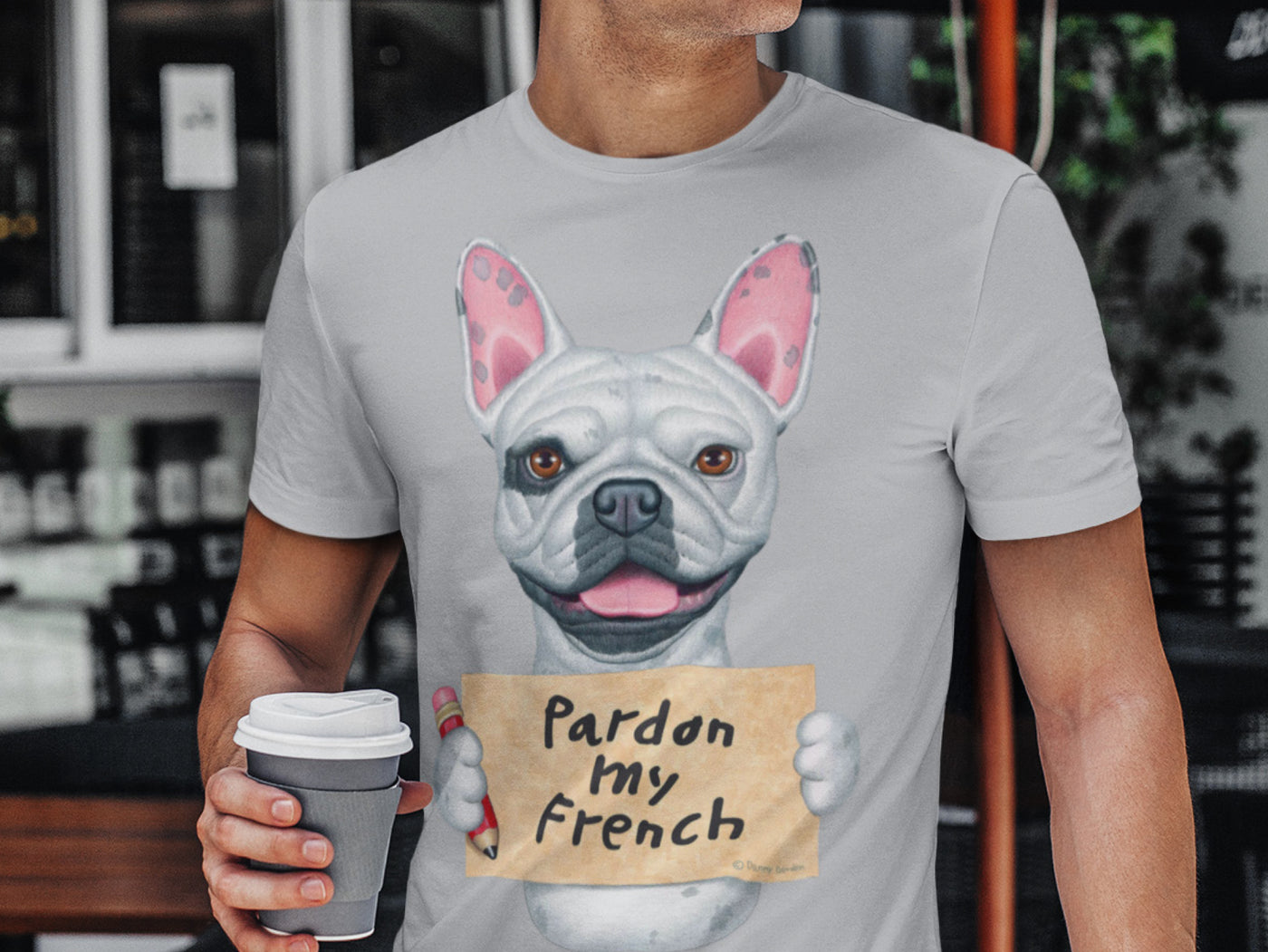 Pardon My French Bulldog Graphic Tee for Dog Lovers