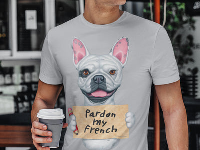 Pardon My French Bulldog Graphic Tee for Dog Lovers
