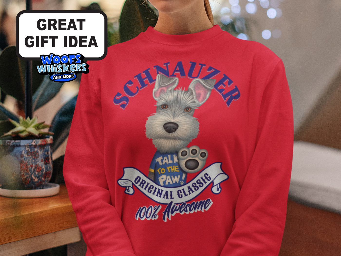 Schnauzer Original Classic 100% Awesome Gift Idea