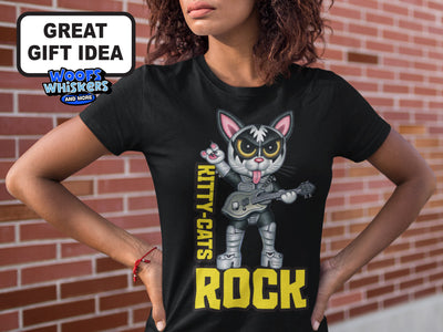 Kitty-Cats Rock Graphic T-Shirt
