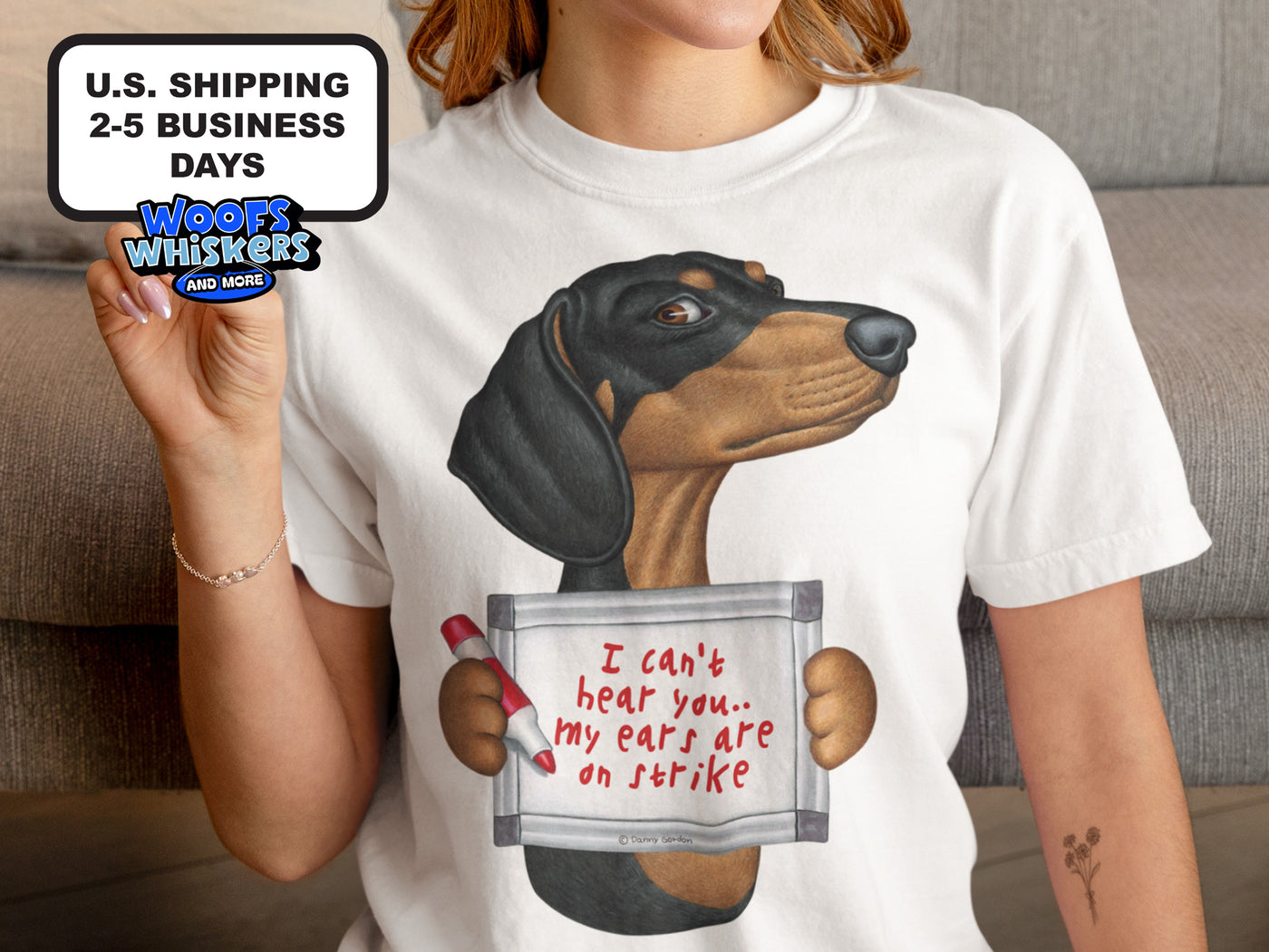 I Can't Hear You My Ears Are on Strike T-shirt