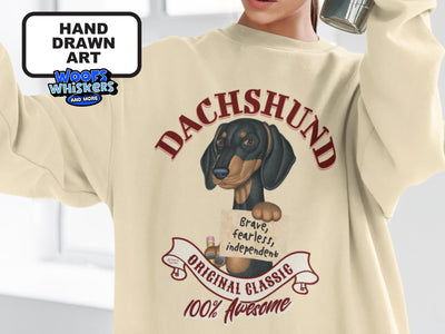 Dachshund Brave Fearless Independent Original Classic