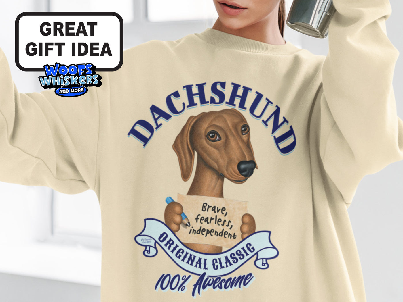 Dachshund Original Classic 100 Percent Awesome Shirt