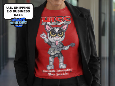 HISS Housecats Interrupting Sleep Schedules T-shirt