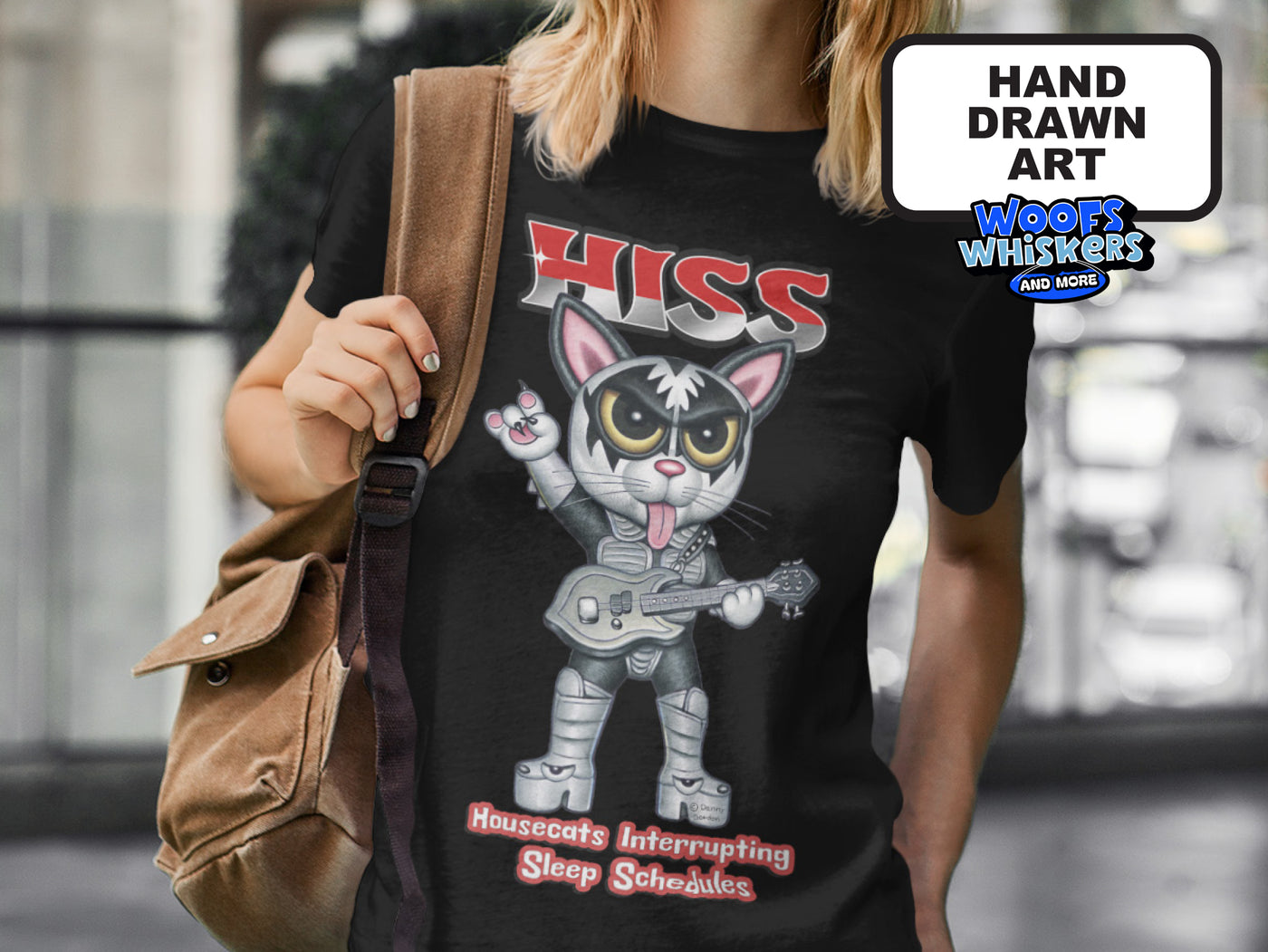 Hiss Hand Drawn Art Housecats Interrupting Sleep Schedules
