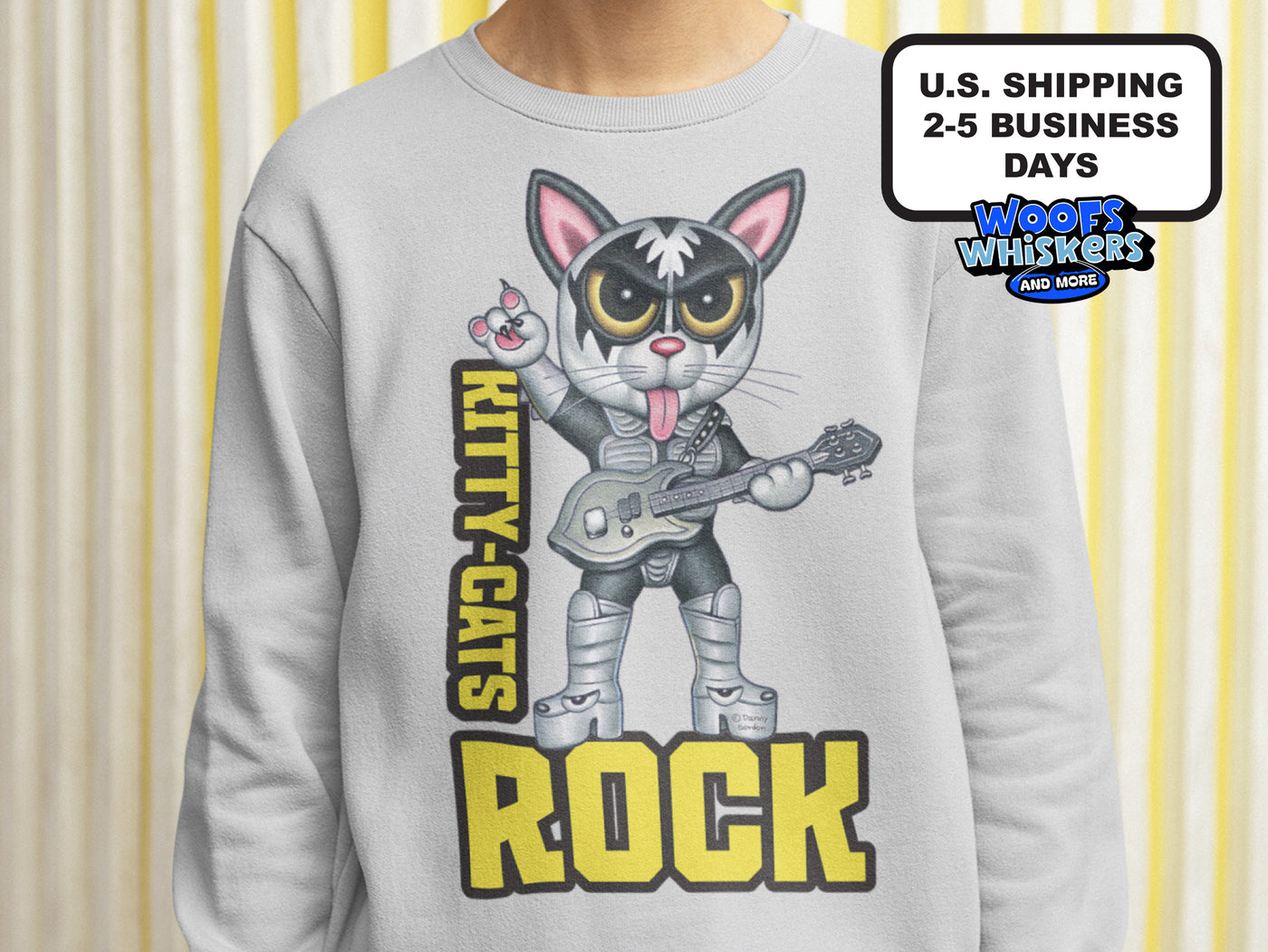 Kitty Cats Rock Design Sweatshirt Product