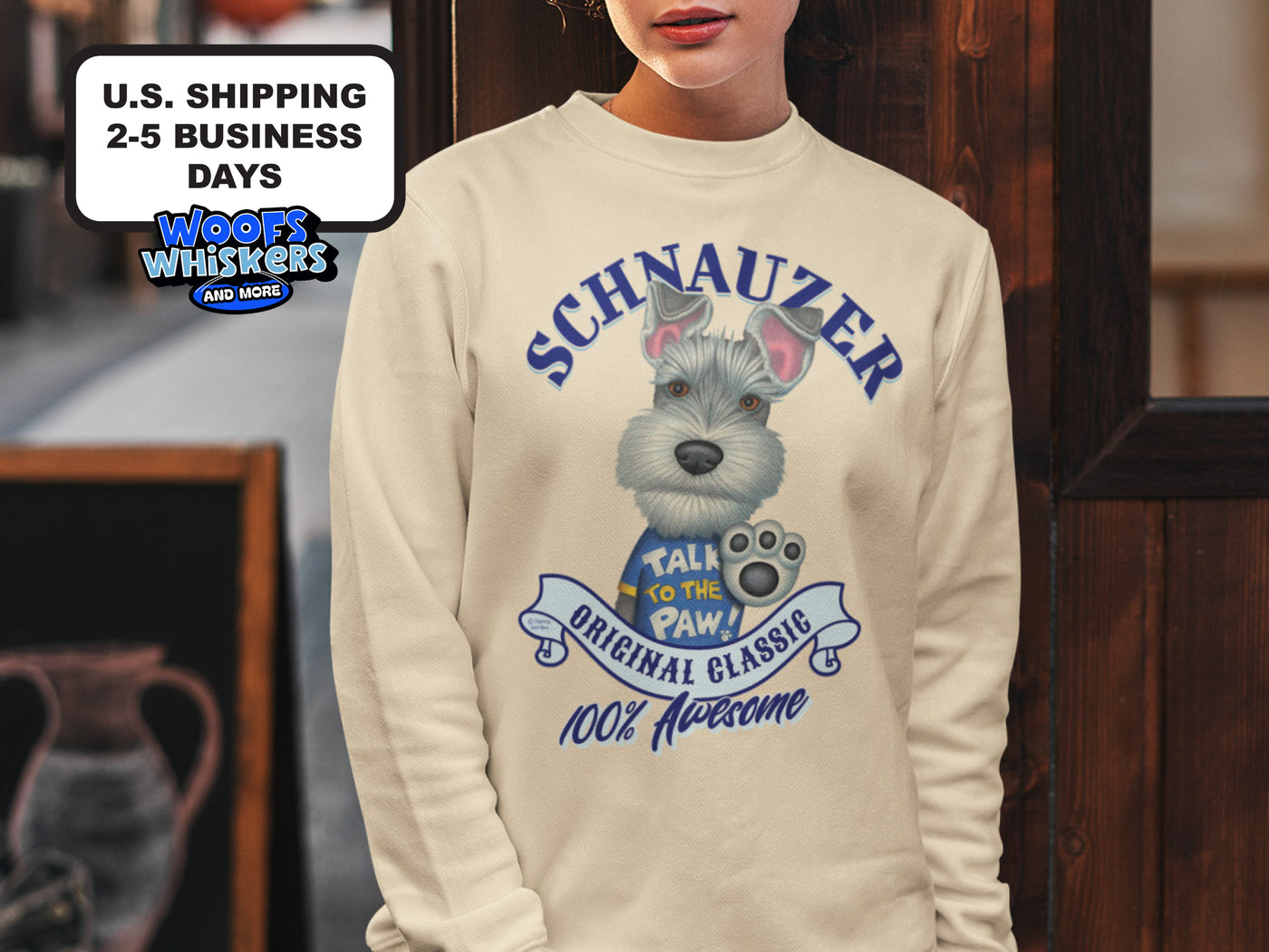 Schnauzer Talk to The Paw Original Classic Product