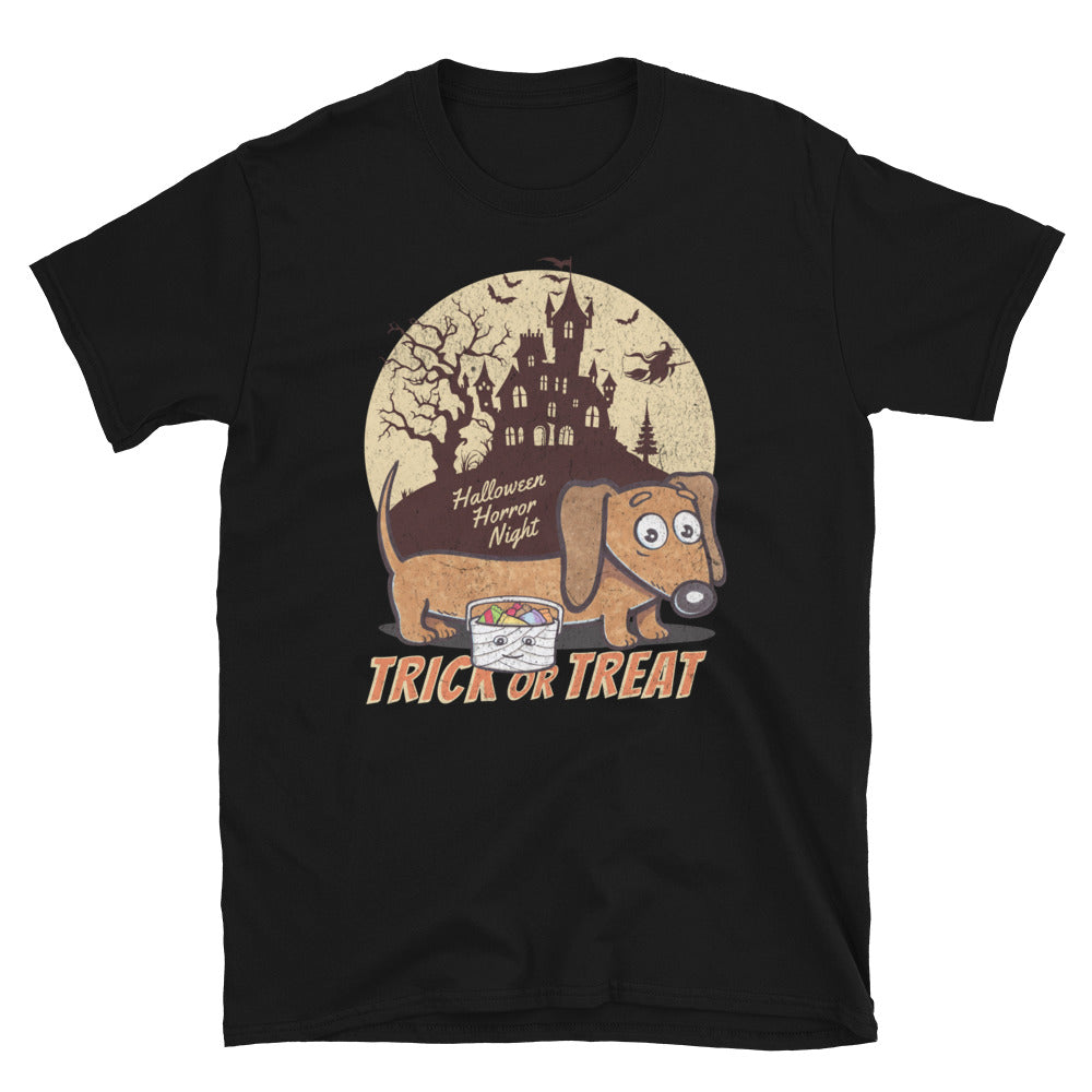 Cute Funny Doxie Halloween Unisex T-Shirt