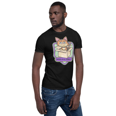 Cute Cat Boxed & Loving It Unisex T-Shirt