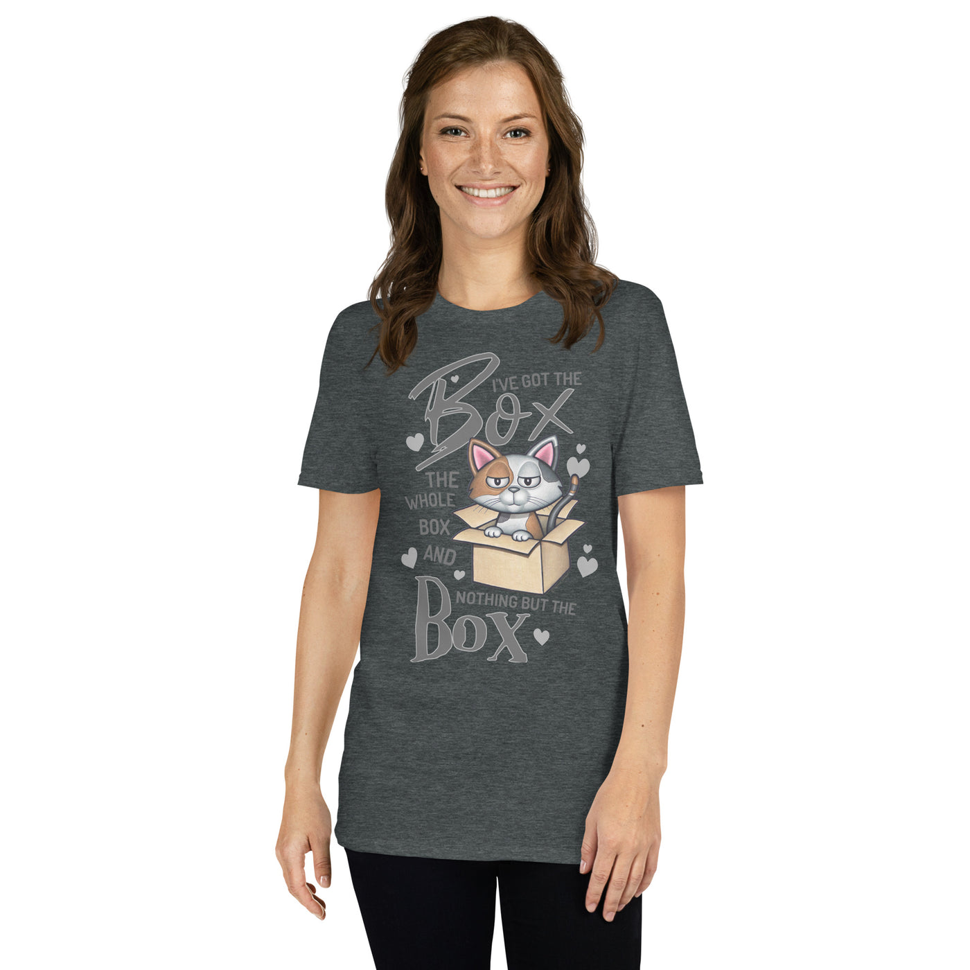 Cute Calico Cat Nothing But the Box Unisex T-Shirt