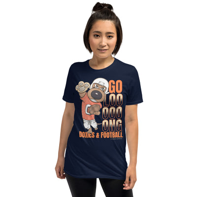 Cute Oklahoma State  Funny Doxie Dog Football Unisex T-Shirt
