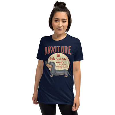 Cute Funny Doxitude Dachshund Doxie Unisex T-Shirt