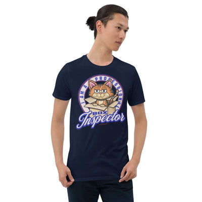 Cute Cat Professional Box Inspector Unisex T-Shirt
