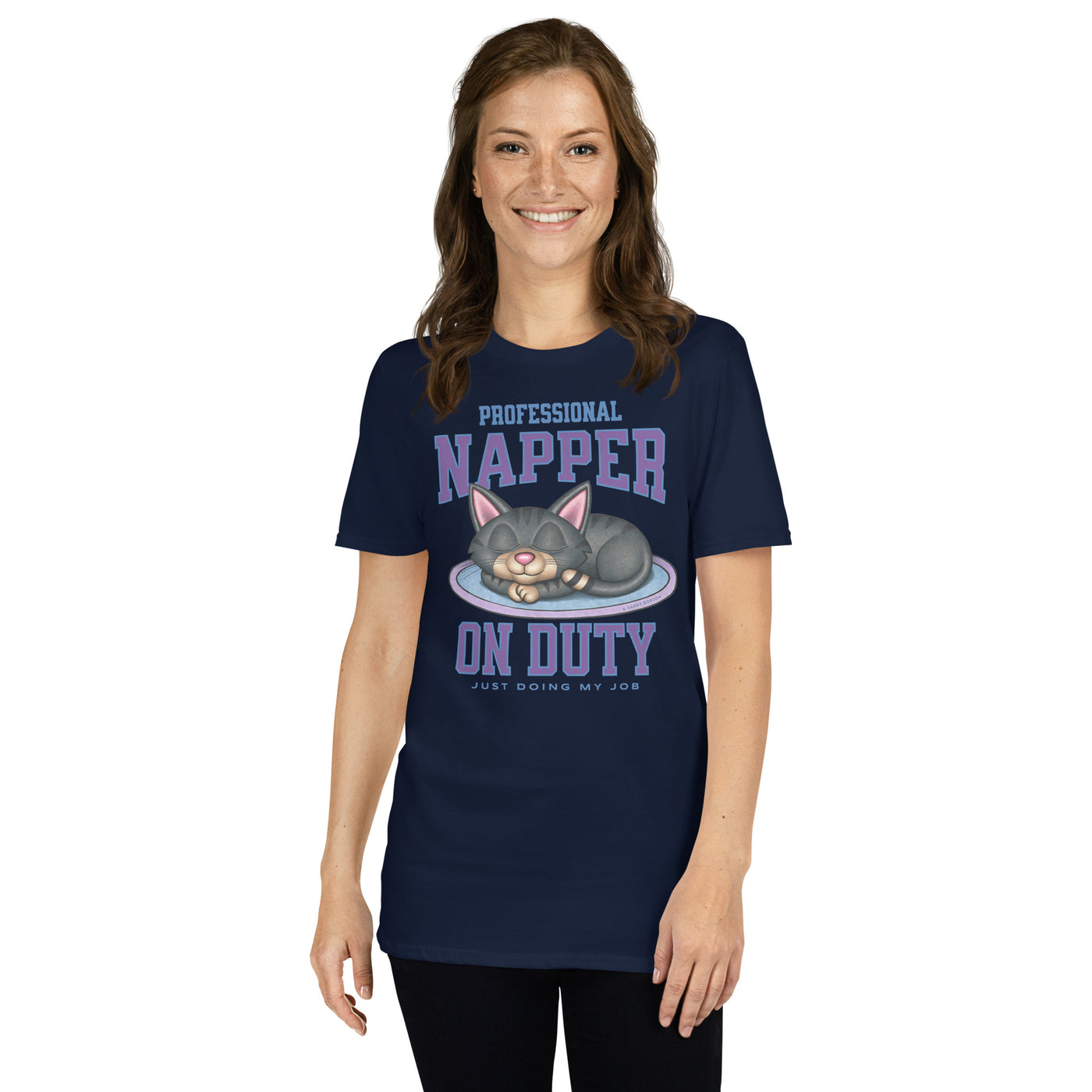 Cute Kitty Cat Professional Napper Unisex T-Shirt