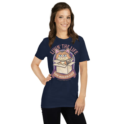 Cute Cat Living the Boxed Life Unisex T-Shirt