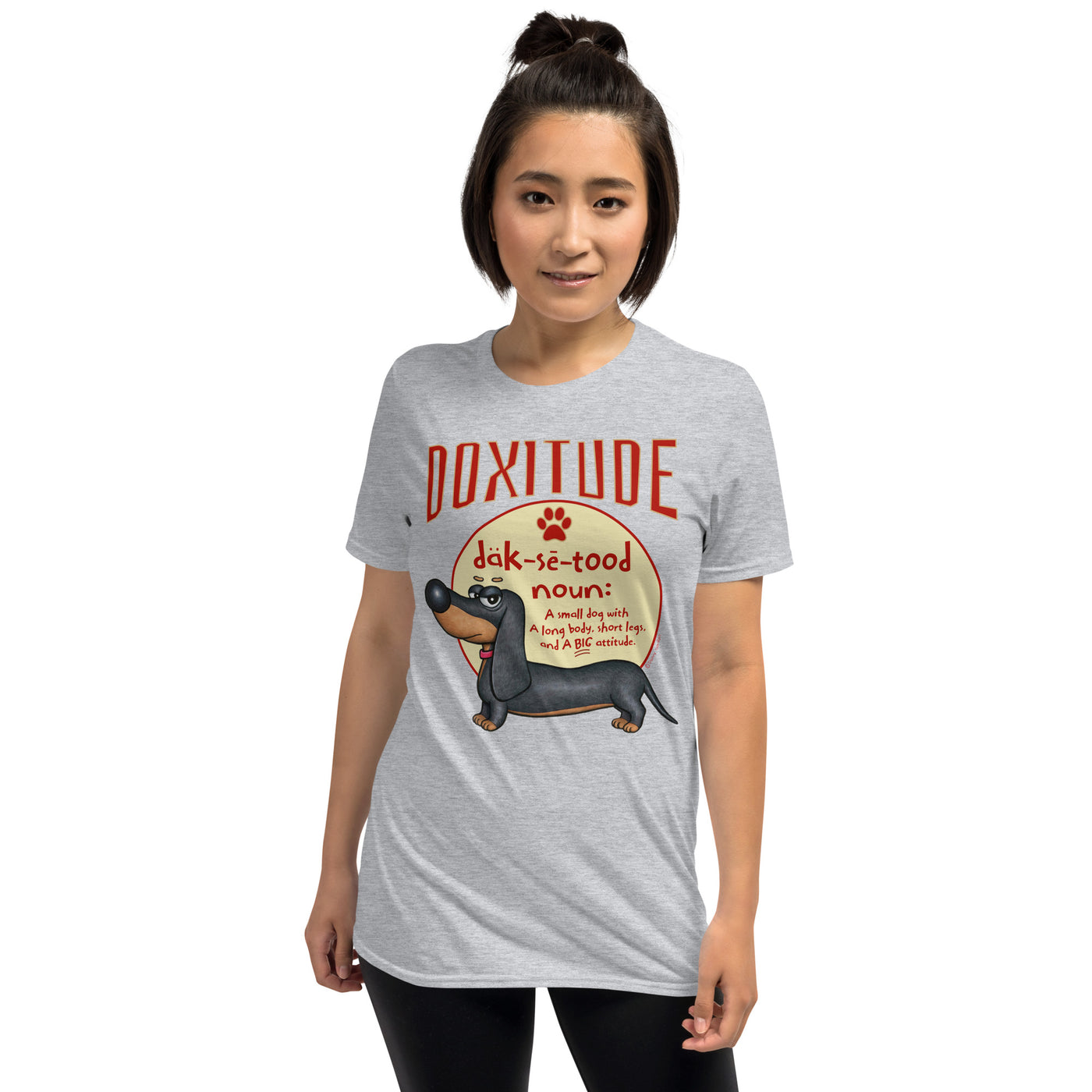 Cute Funny Doxitude Dachshund Doxie Unisex T-Shirt
