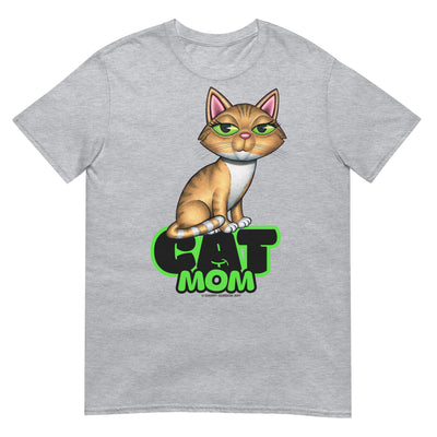 Cute Orange Tabby Cat Mom Unisex T-Shirt