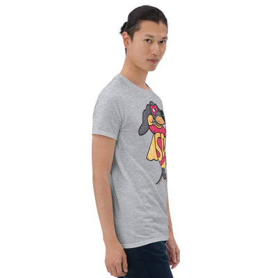 Cute Funny Super Doxie Dachshund Hero Unisex T-Shirt