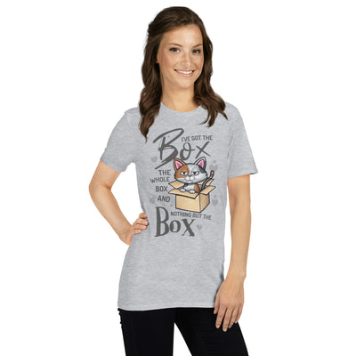 Cute Calico Cat Nothing But the Box Unisex T-Shirt