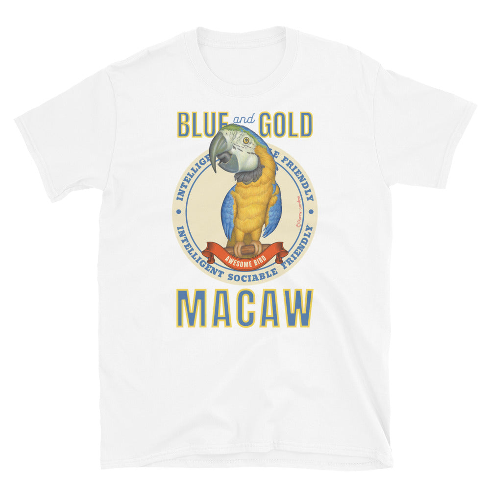 Funny Cute Macaw Parrot Unisex T-Shirt