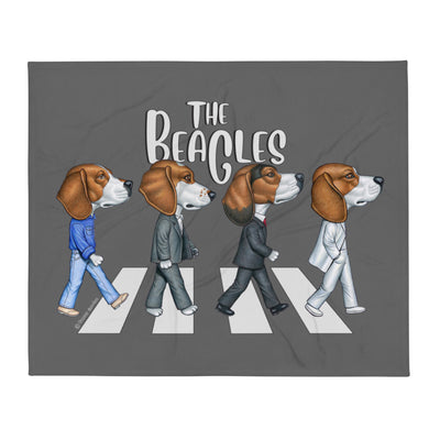 The Beagles Throw Blanket