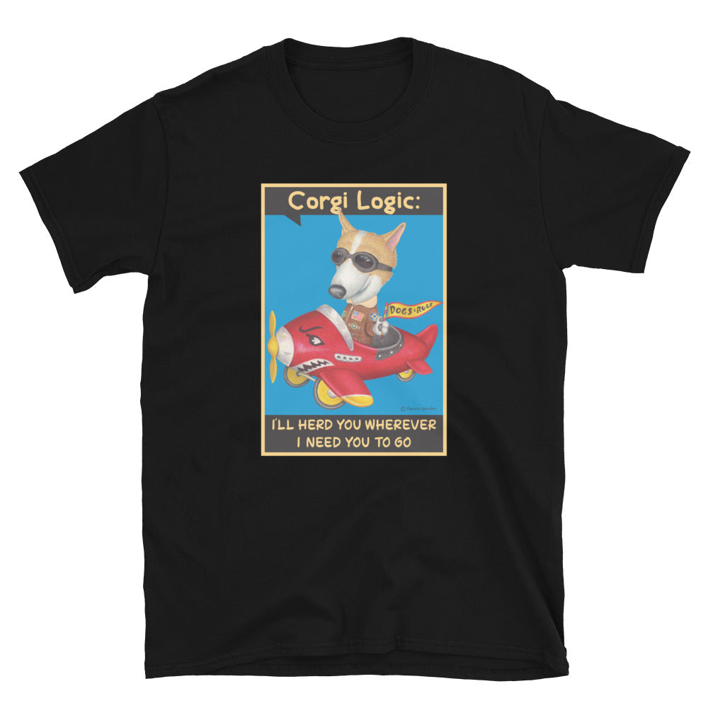Corgi Logic Unisex T-Shirt