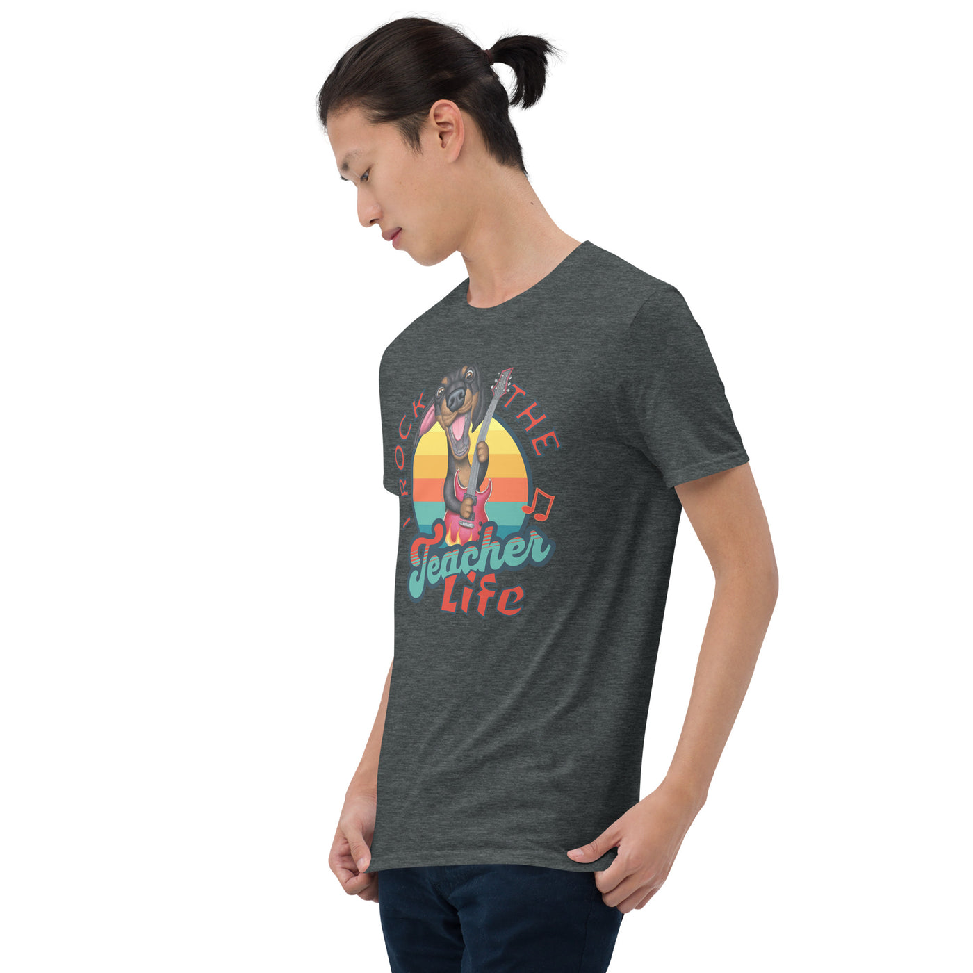 Cute Classroom tee for the teacher life on I Rock the Teacher Life Unisex T-Shirt
