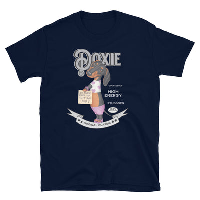 Classic Retro Vintage Doxie Dachshund Dog Unisex T-Shirt