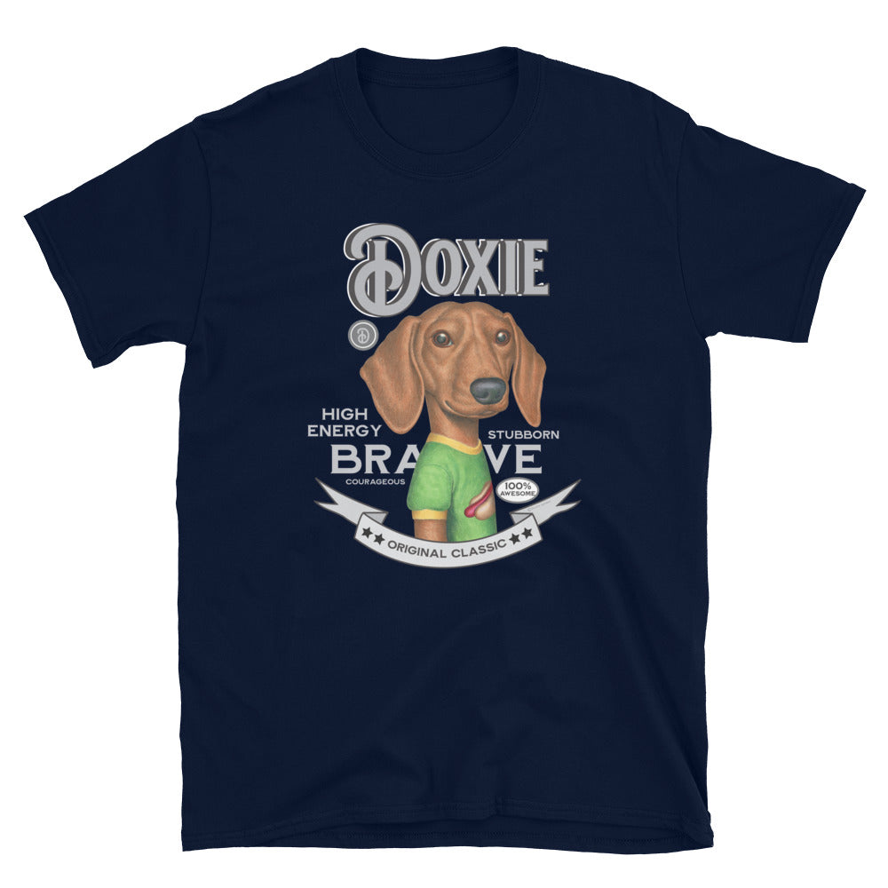 Vintage classic Funny and cute Doxie Dog  Dachshund Unisex T-Shirt tee