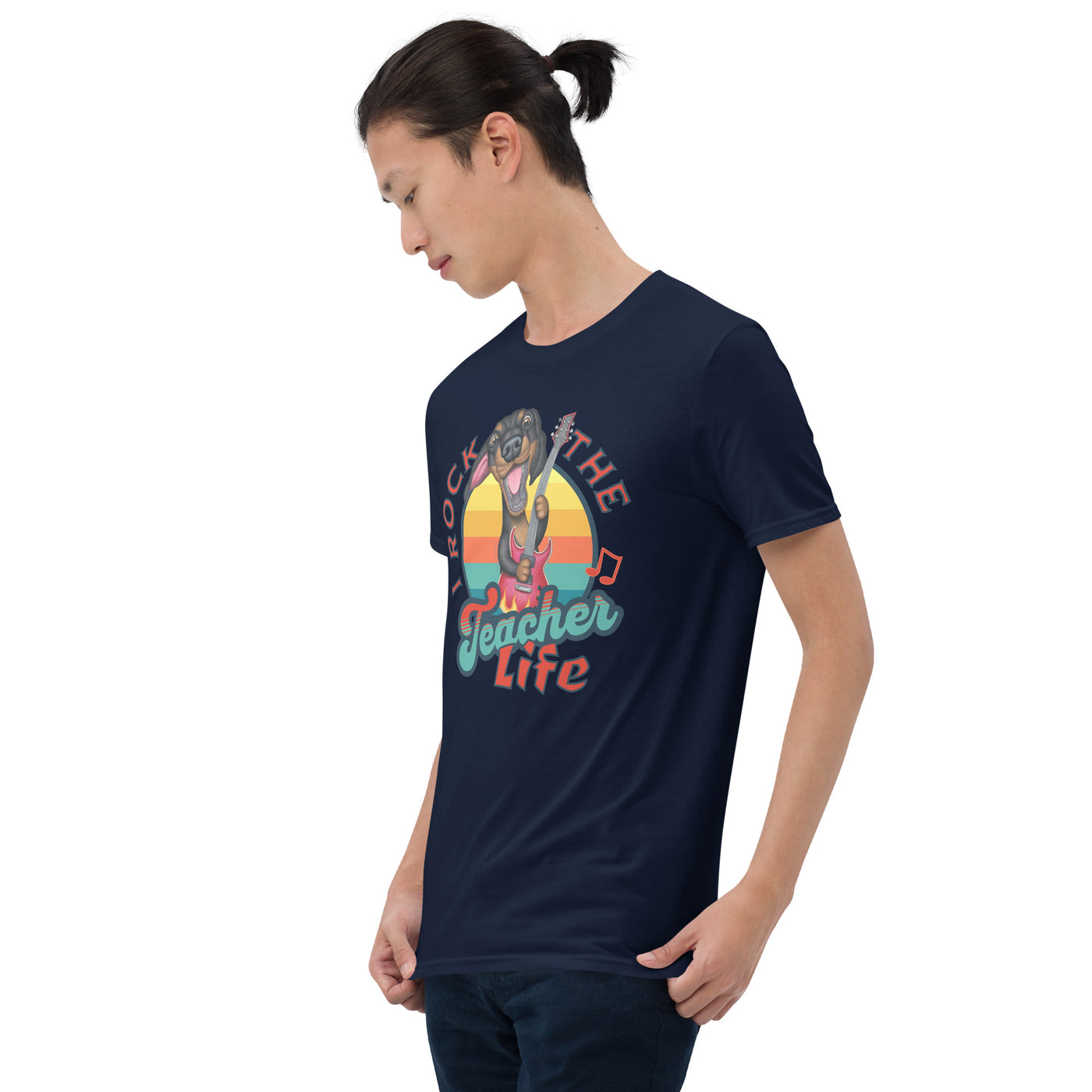 Cute Classroom tee for the teacher life on I Rock the Teacher Life Unisex T-Shirt