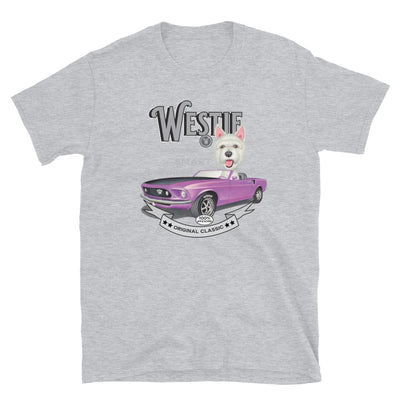 Vintage classic retro Westie Dog Unisex T-Shirt