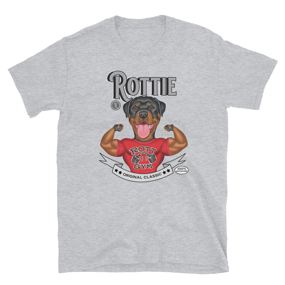 Vintage Classic Retro Rottie Rottweiler Dog Unisex T-Shirt
