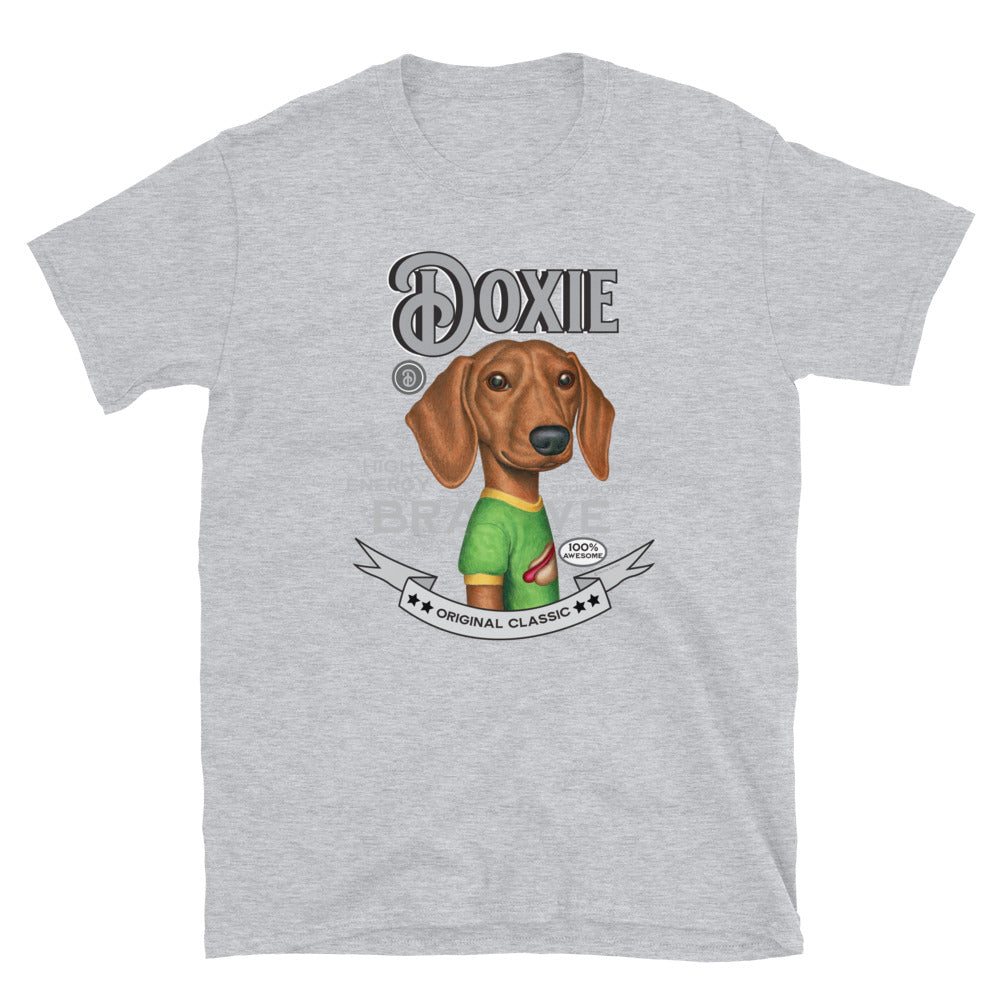Vintage classic Funny and cute Doxie Dog  Dachshund Unisex T-Shirt tee