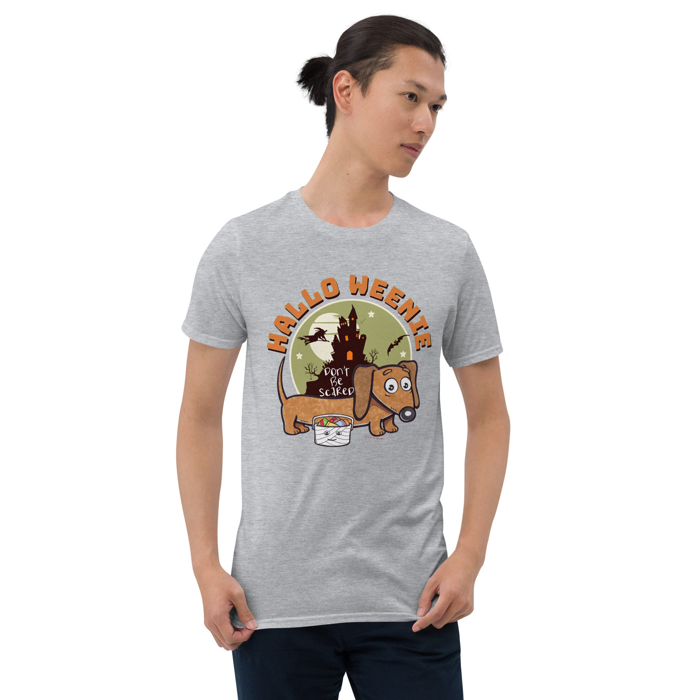 Spooky Doxie Dog on cute  Dachshund Halloween Unisex T-Shirt