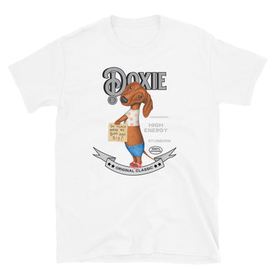 Classic retro and Vintage Doxie Dog  Dachshund Unisex T-Shirt