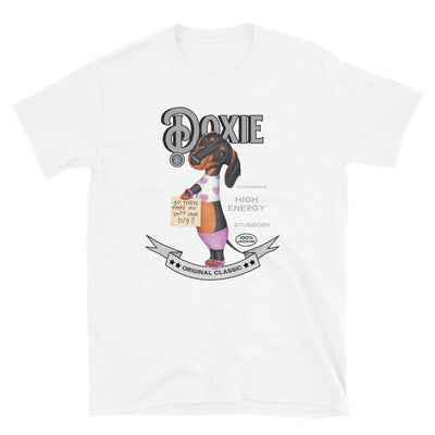 Classic Retro Vintage Doxie Dachshund Dog Unisex T-Shirt