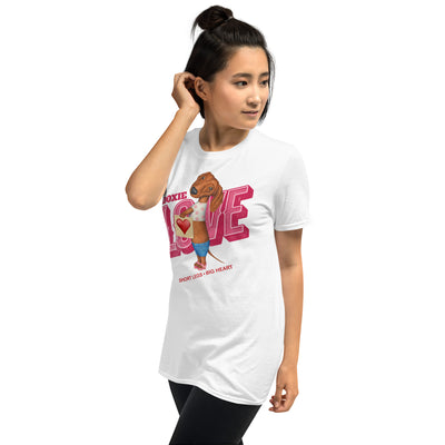 Cute Doxie Love Valentines Day Dachshund Unisex T-Shirt tee